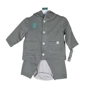 Little Planet Organic Cotton Baby 3 Piece Playwear Set Outfit 3‎ M Carters